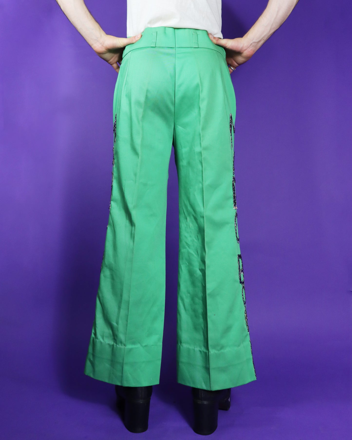 RARE Vintage 1970s Marc Bolan T. Rex Glam Rock Flares