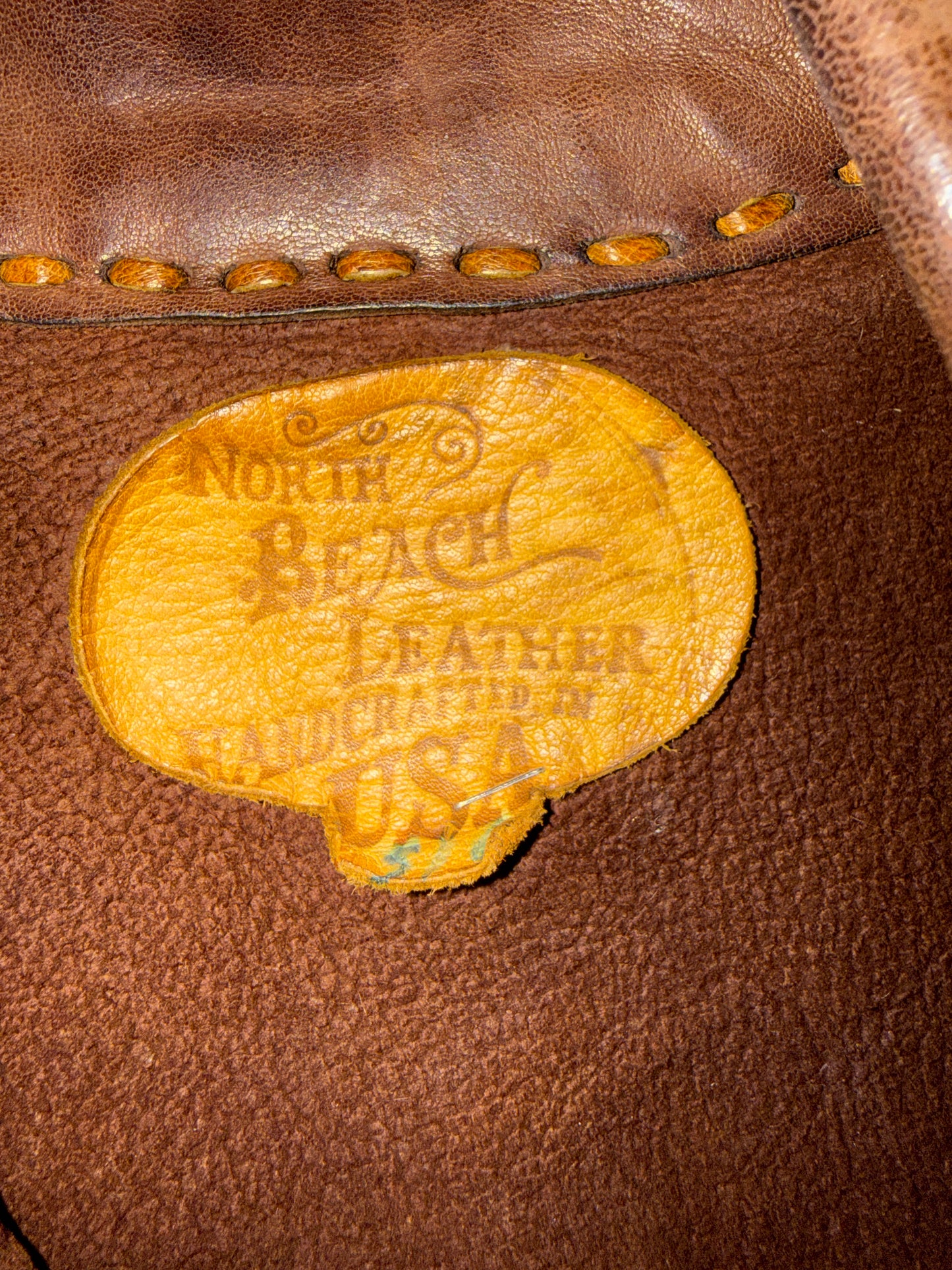 Vintage 1970s North Beach Leathers Chocolate Brown Shirt Jacket