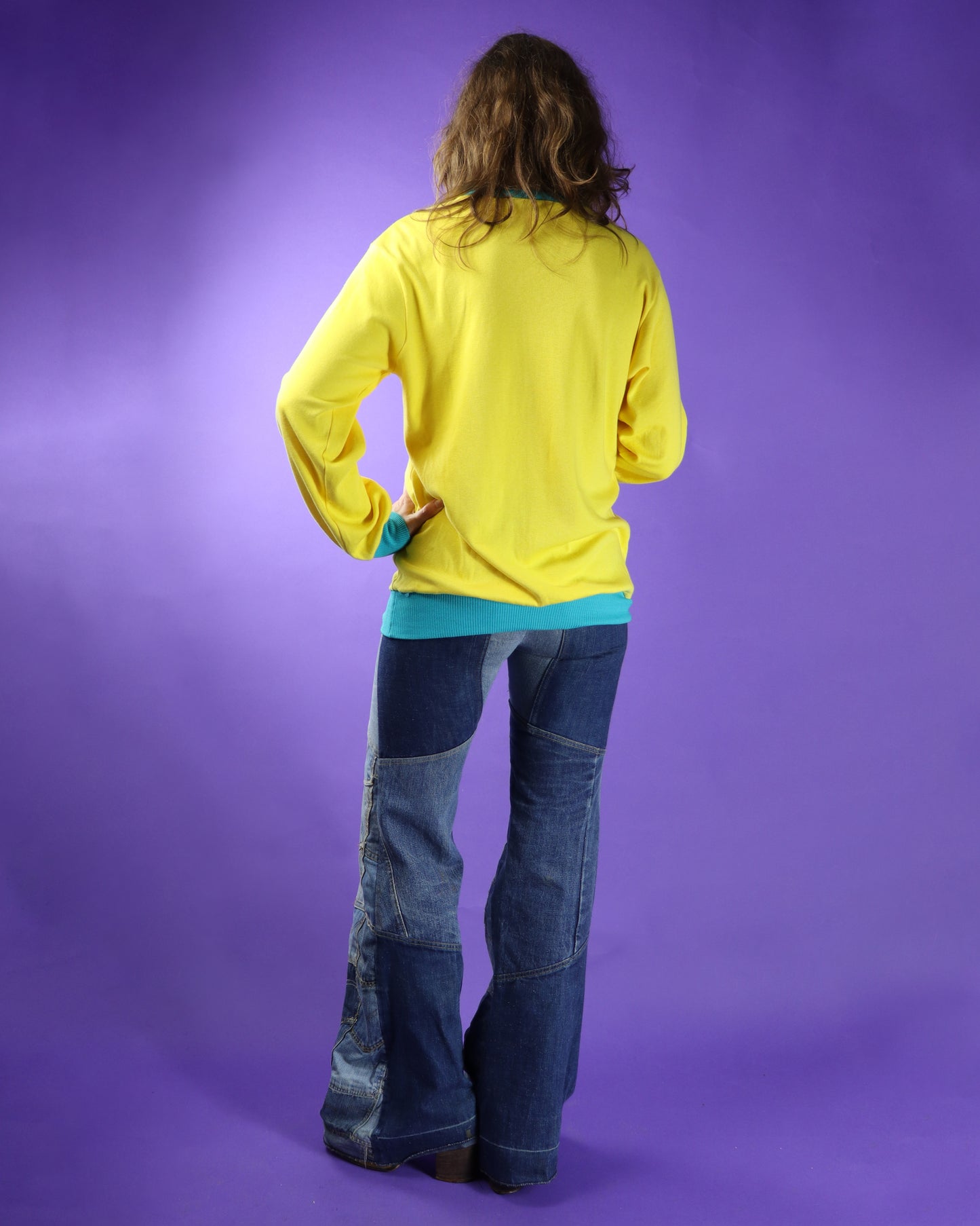 Vintage 1970s Satin Appliqué Heinz Beans T-Shirt