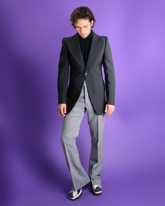 Vintage 1970s Charcoal Blazer