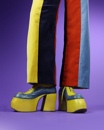 RARE Vintage 1970s Novelty Glam Rock Platform Shoes