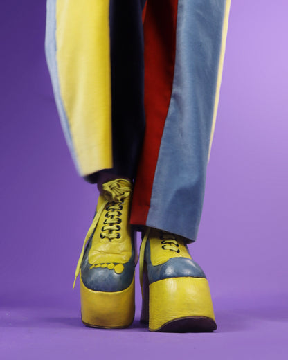 RARE Vintage 1970s Novelty Glam Rock Platform Shoes