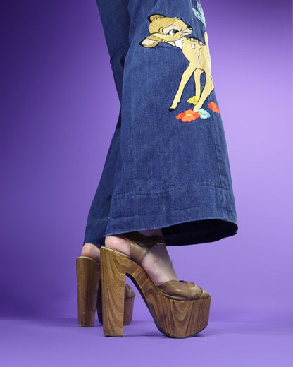 Vintage 1970s Goody Two Shoes Platform Shoes