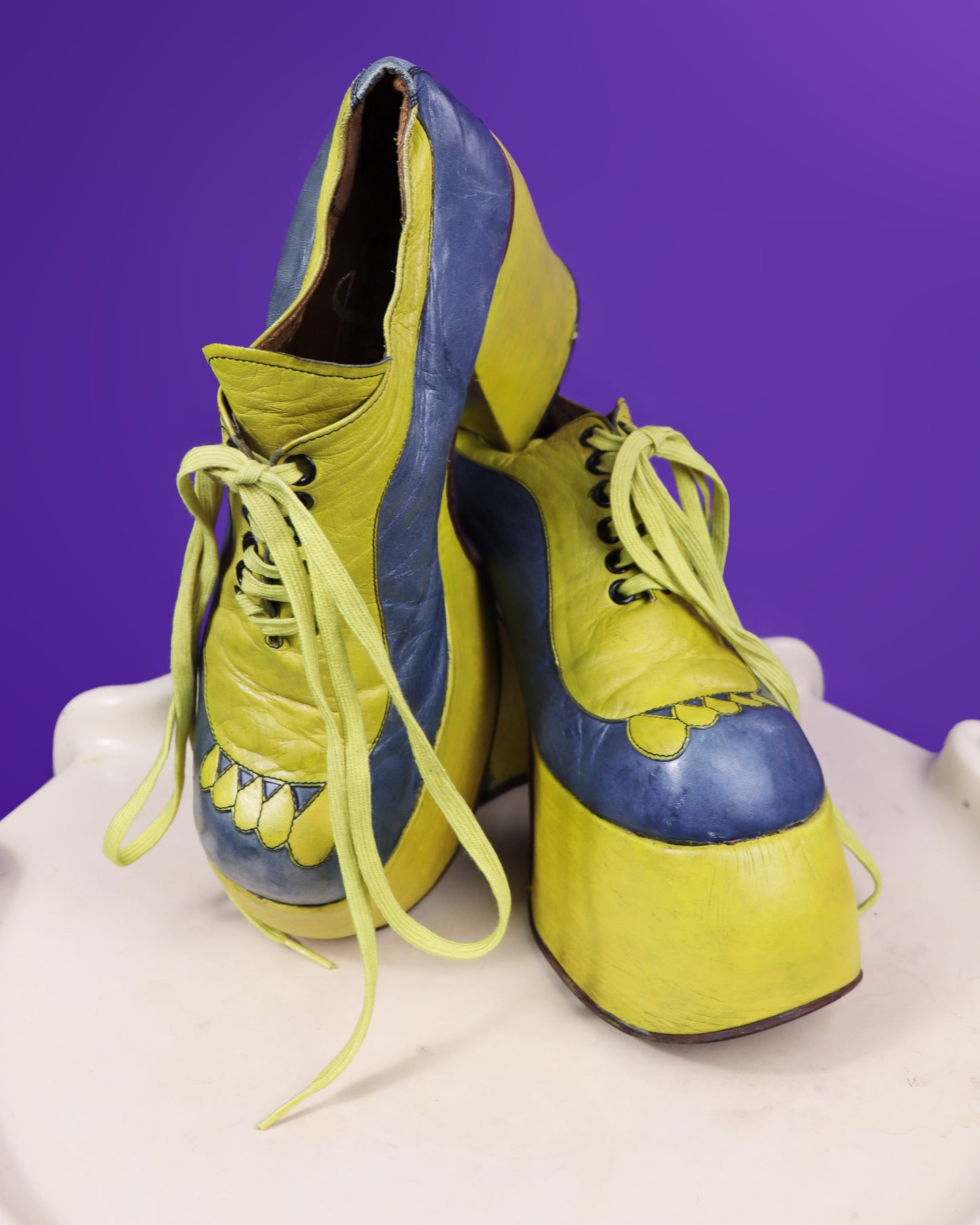 RARE Vintage 1970s Novelty Glam Rock Platform Shoes