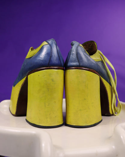 RARE Vintage 1970s Novelty Glam Rock Platform Shoes