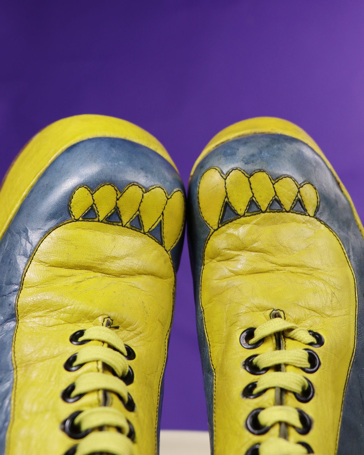 RARE Vintage 1970s Novelty Glam Rock Platform Shoes