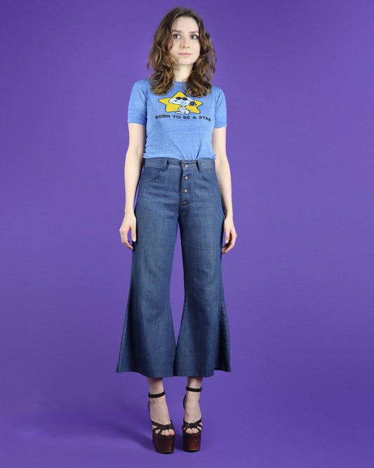 Vintage 1970s Denim Flares