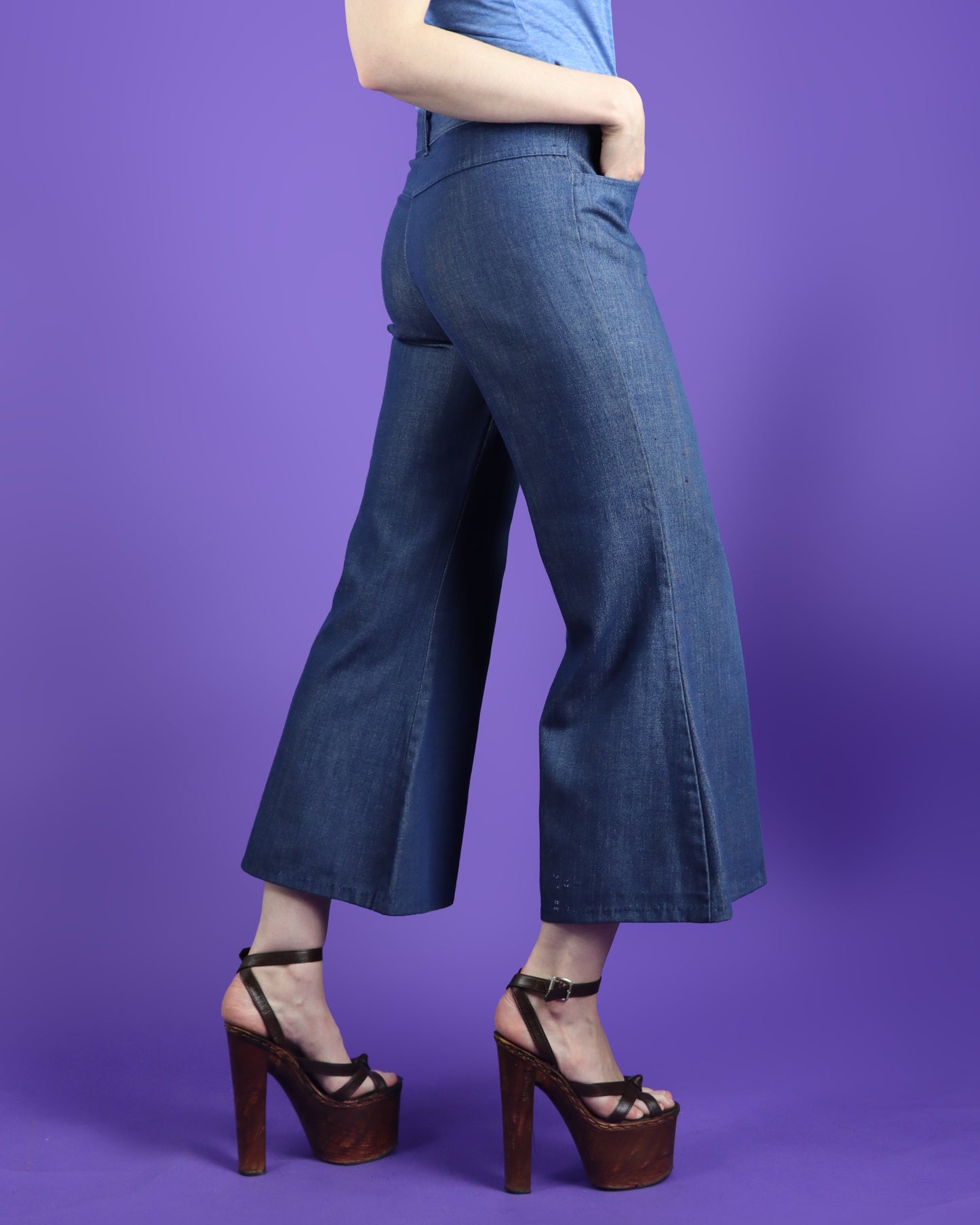 Vintage 1970s Denim Flares