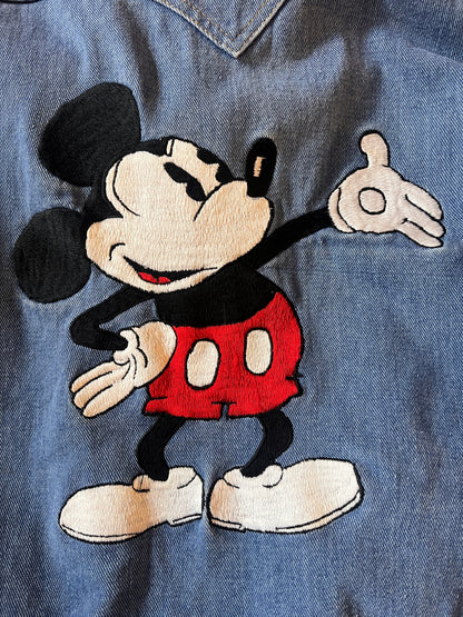 RESERVED Vintage 1970s Antonio Guiseppe Mickey Mouse Disney Denim Jacket