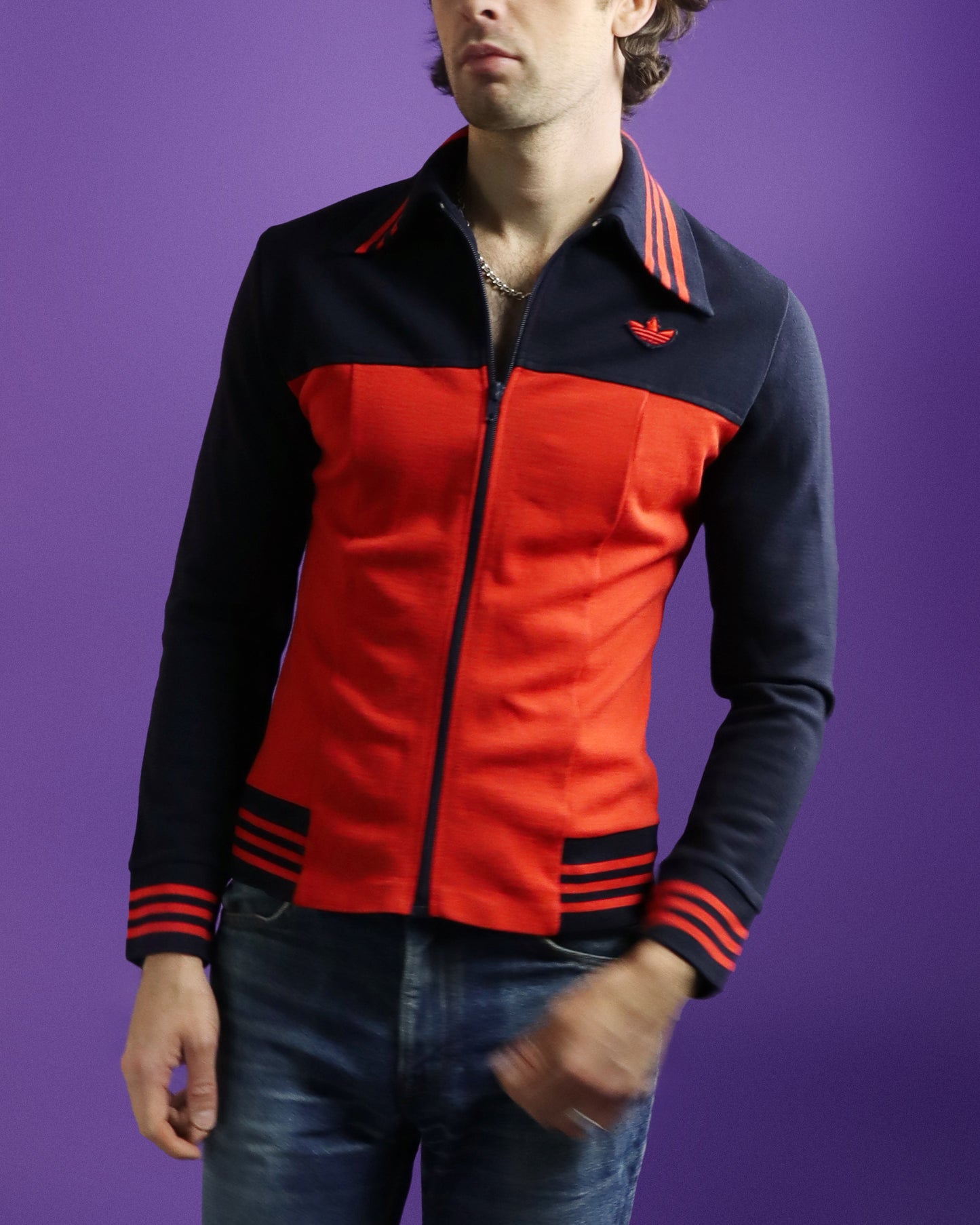 Vintage 1970s Adidas Tracksuit Top