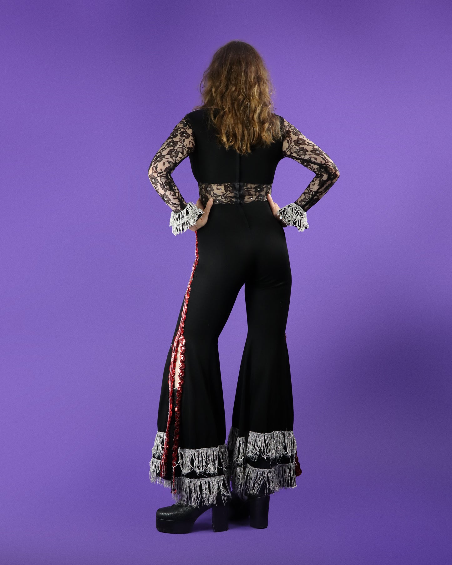 Vintage 1970s Fredericks of Hollywood Space Cowgirl Rodeo Jumpsuit