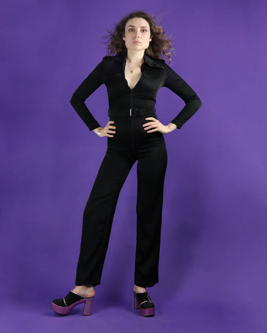 Vintage 1970s Disco Jumpsuit Casuit