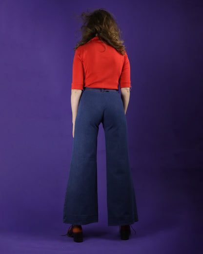 Vintage 1970s Rainbow Denim Flares