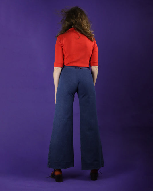 Vintage 1970s Rainbow Denim Flares