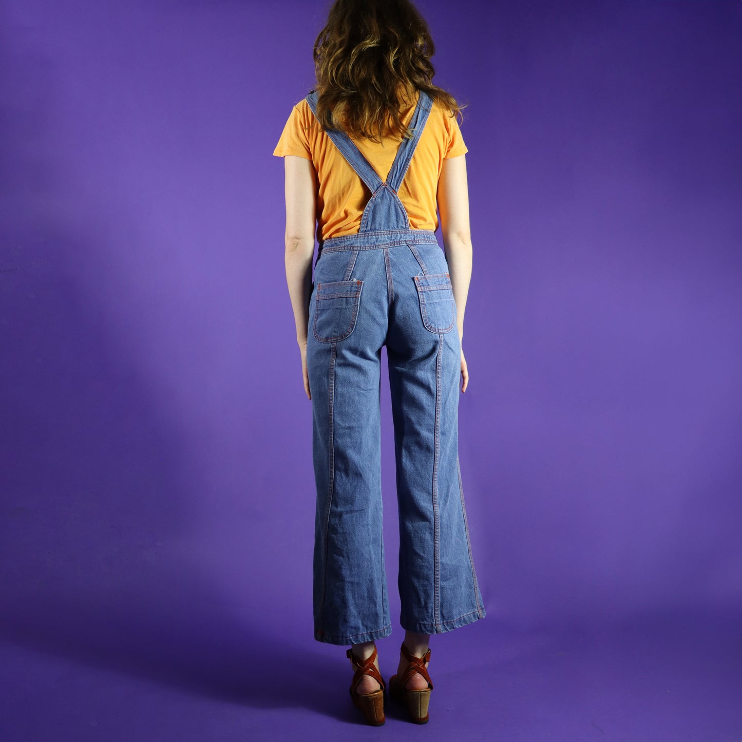 RESERVED Vintage 1970s N'est-ce Pas? Sun Ray Dugarees Overalls