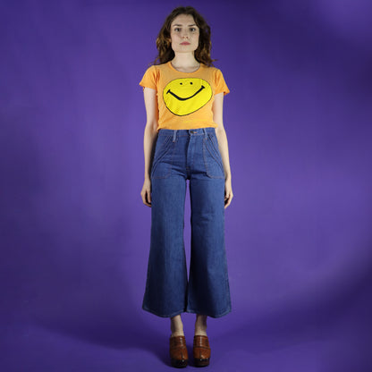 Vintage 1970s Bell bottom Denim Flares