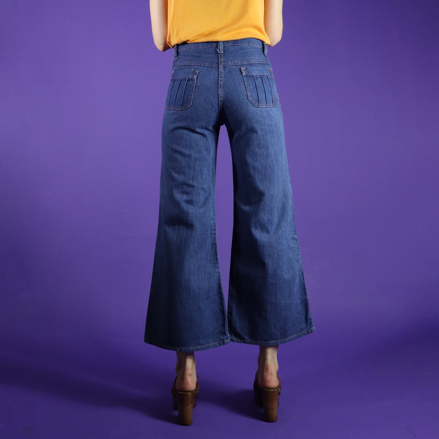 Vintage 1970s Bell bottom Denim Flares