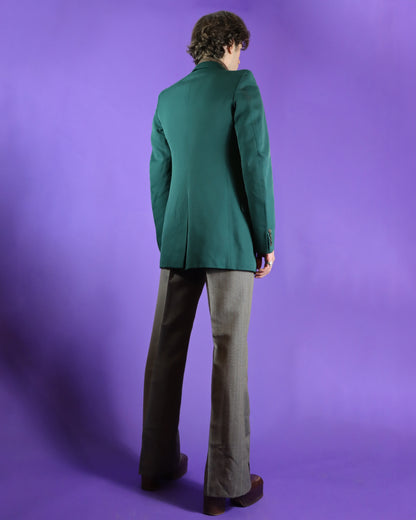 Vintage 1970s Tailored Bottle Green blazer