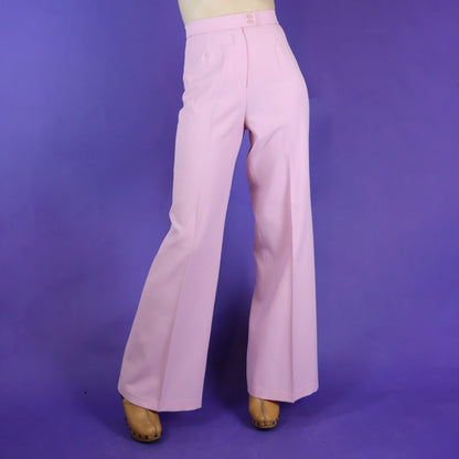 Vintage 1970s Deadstock Joshua Tree Pink Trouser Suit