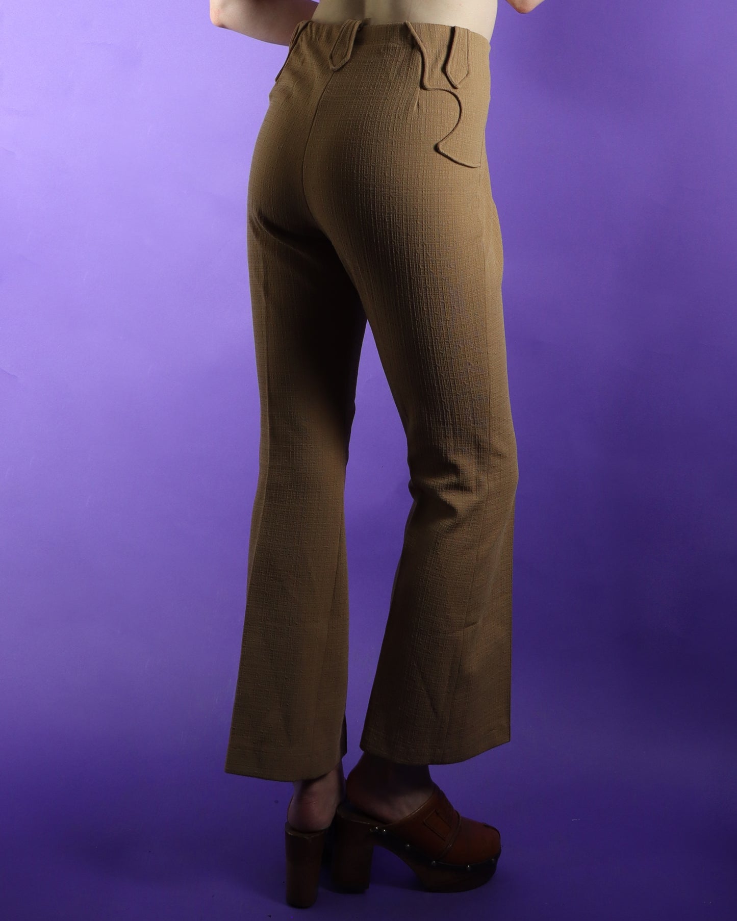 Vintage 1970s Lasso Western Rodeo Pant Suit Sand