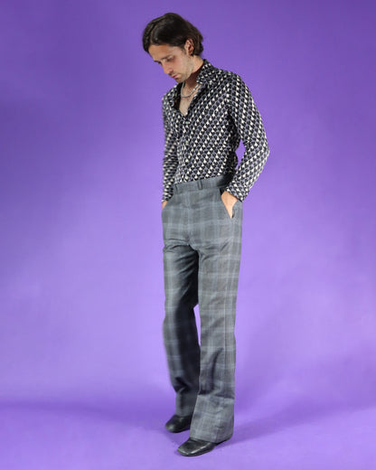 Vintage 1970s Plaid Suit