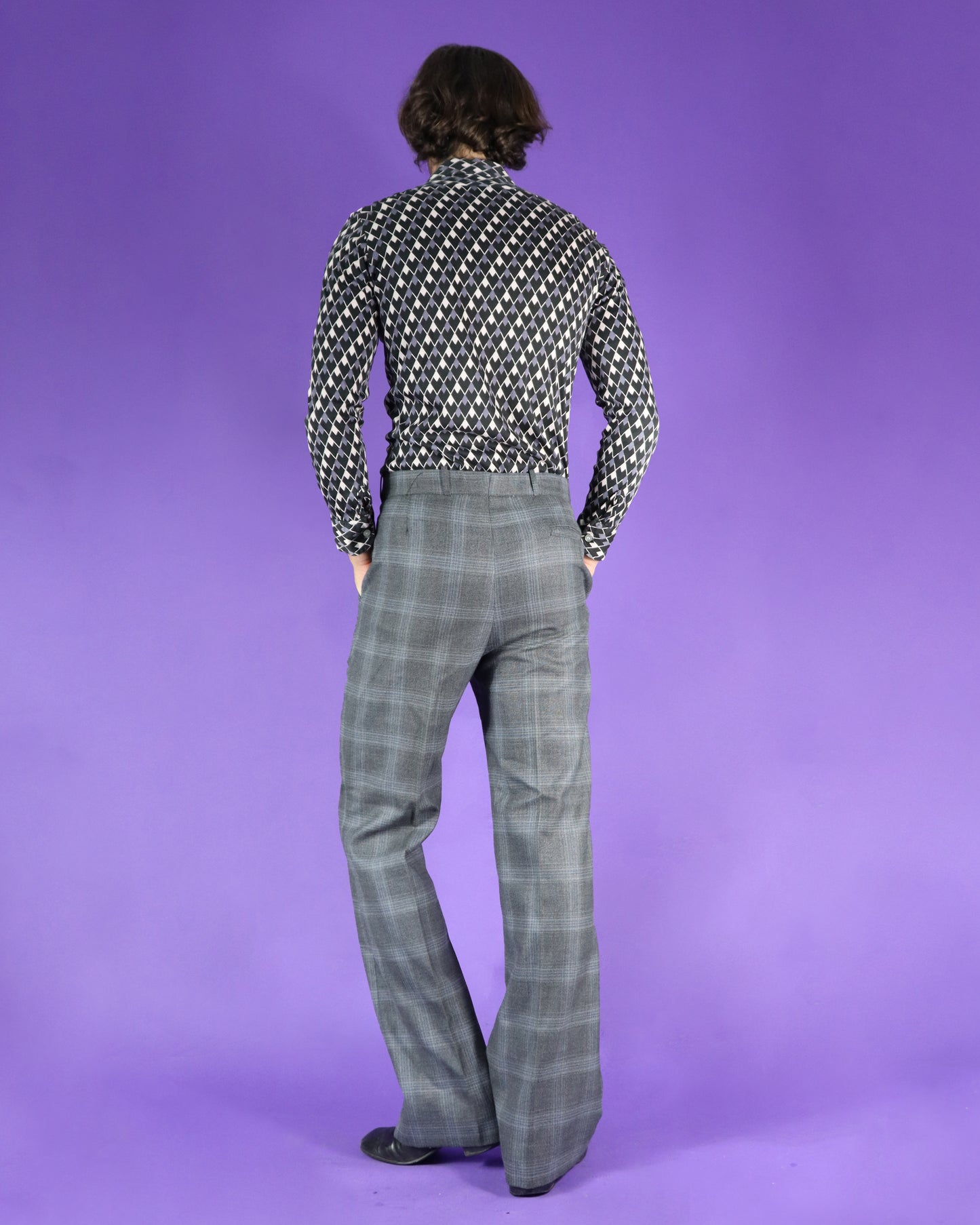 Vintage 1970s Geometric Printed Shirt