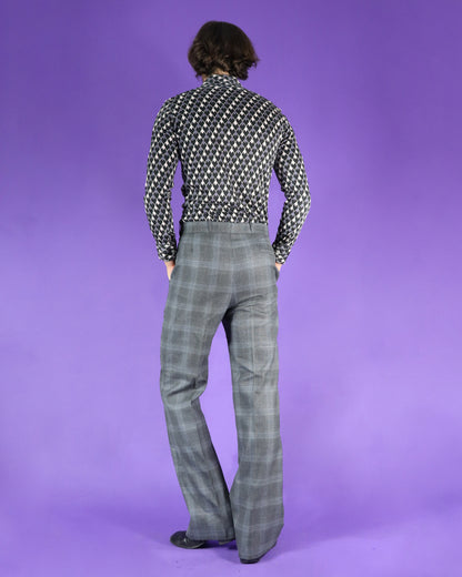 Vintage 1970s Plaid Suit