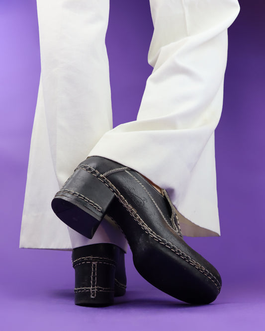 Vintage 1970s Deadstock El Padrino Whalebone Platform Shoes