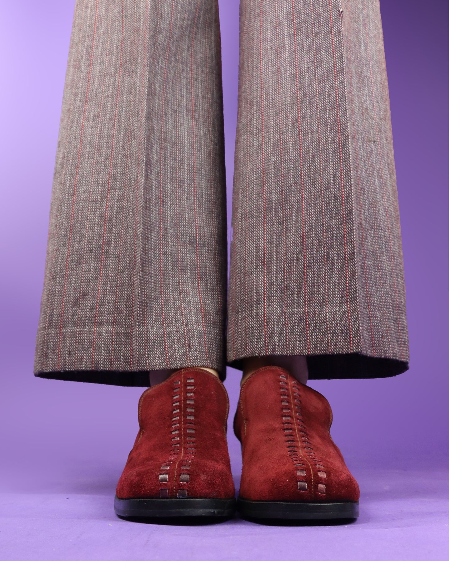 Vintage 1970s El Padrino Spanish Suede Mules DEADSTOCK