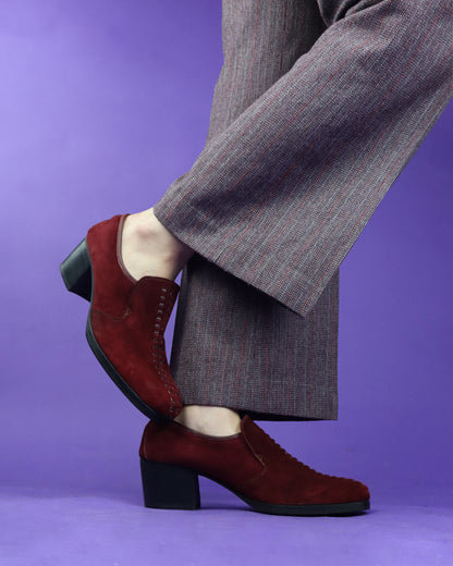 Vintage 1970s El Padrino Spanish Suede Mules DEADSTOCK