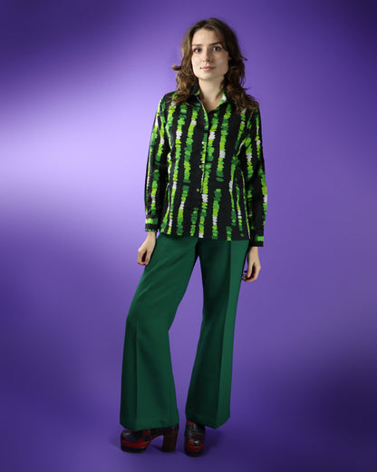 RESERVED Vintage 1970s Dagger Collar Shirt