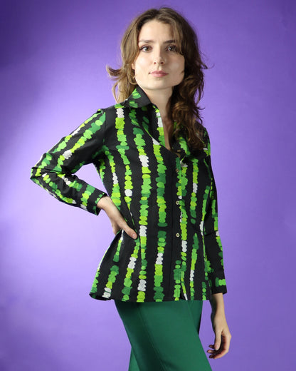 RESERVED Vintage 1970s Dagger Collar Shirt