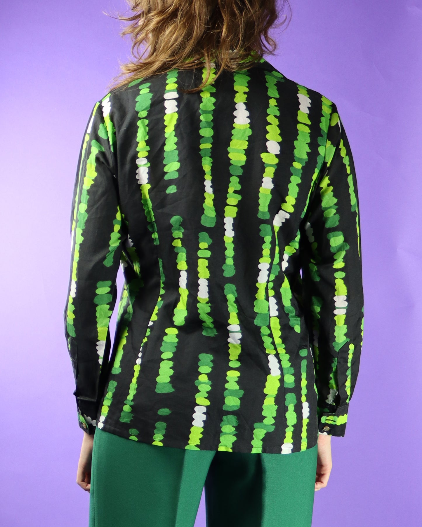 RESERVED Vintage 1970s Dagger Collar Shirt