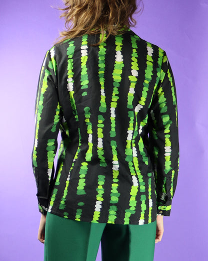 RESERVED Vintage 1970s Dagger Collar Shirt