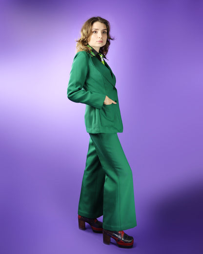 Vintage 1970s Spinney Green Suit Flares