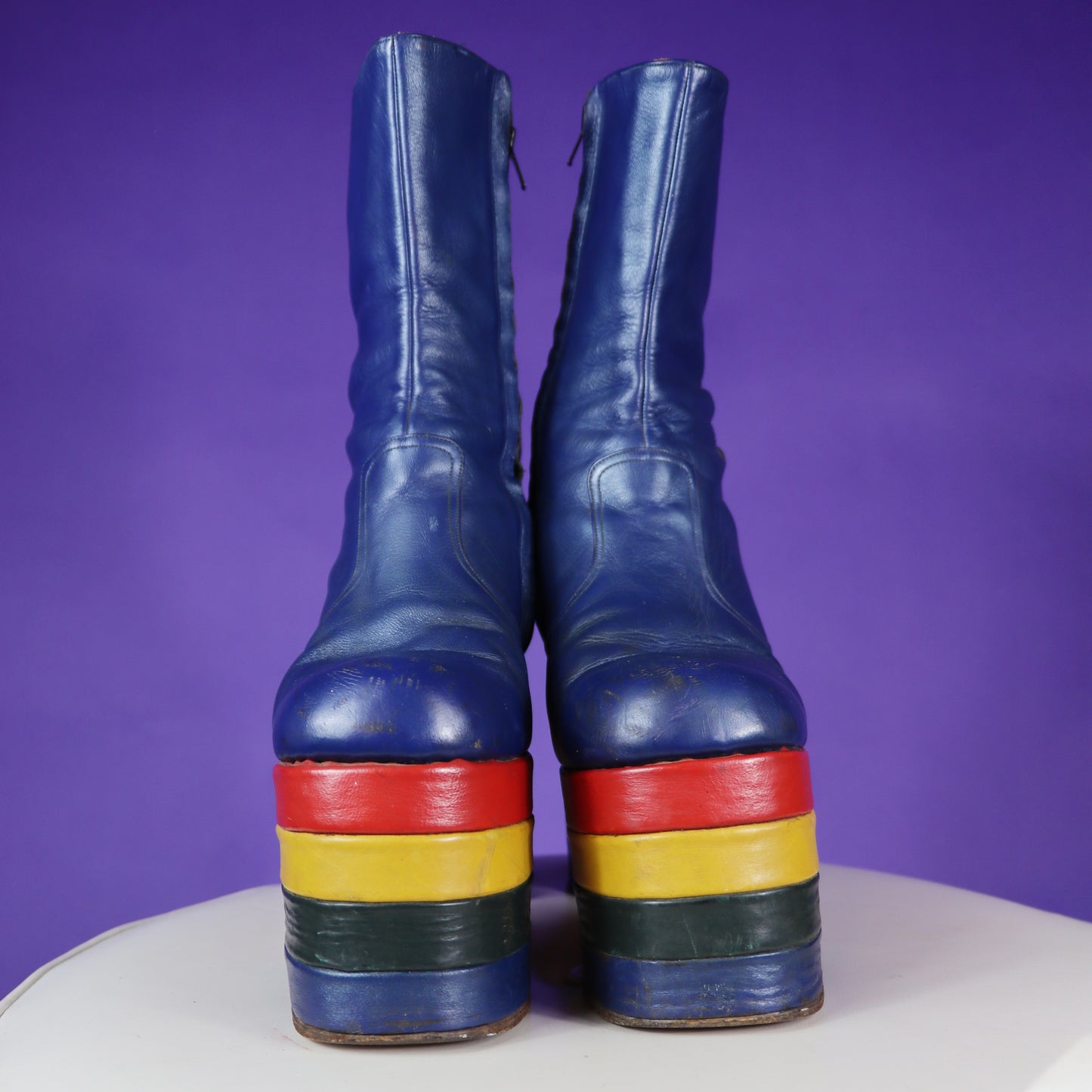 ULTIMATE Vintage 1970s Rainbow Stacks Platform Boots