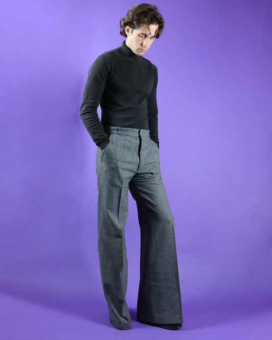 Vintage 1970s Grey Flares