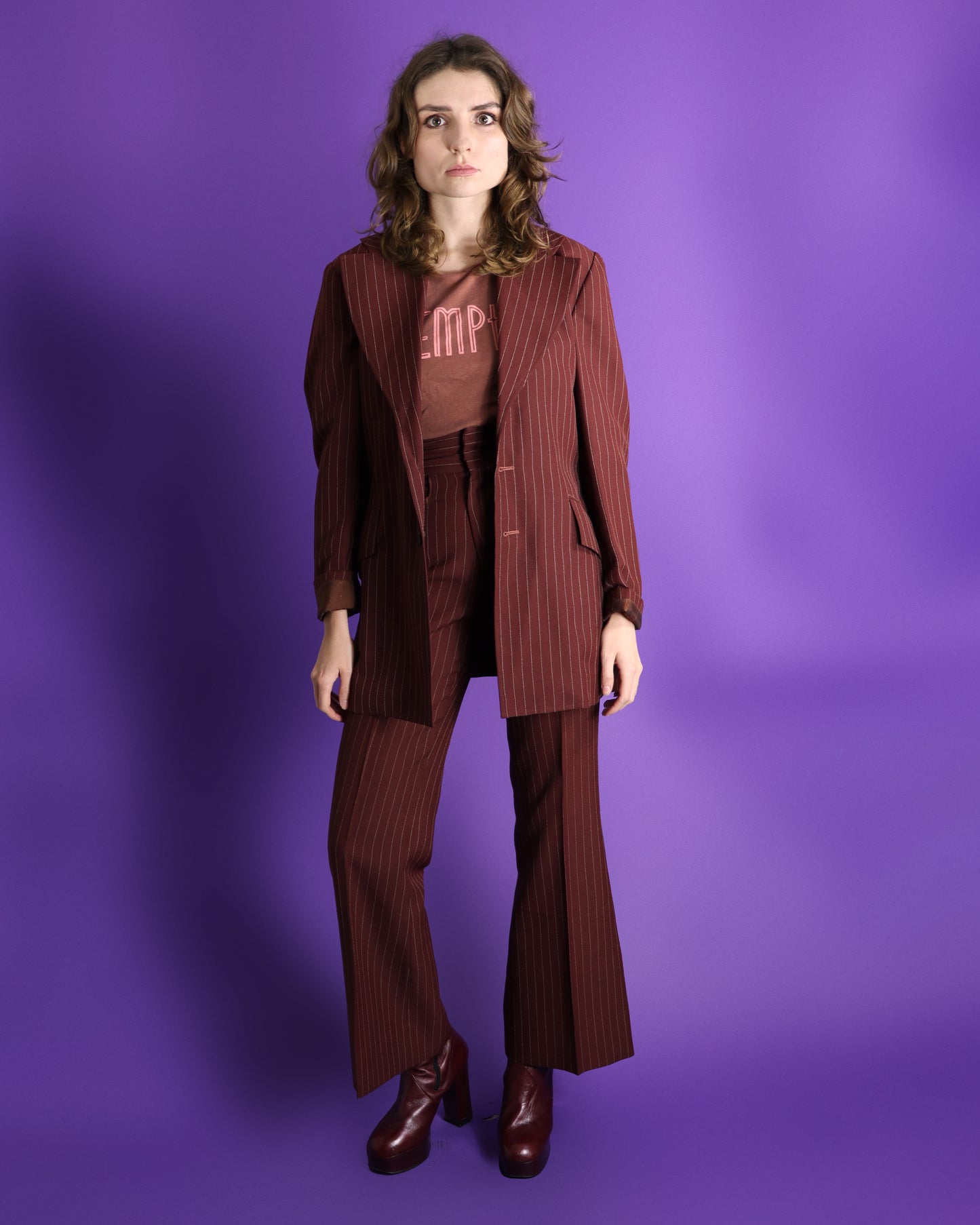 Vintage 1970s Pinstripe Suit