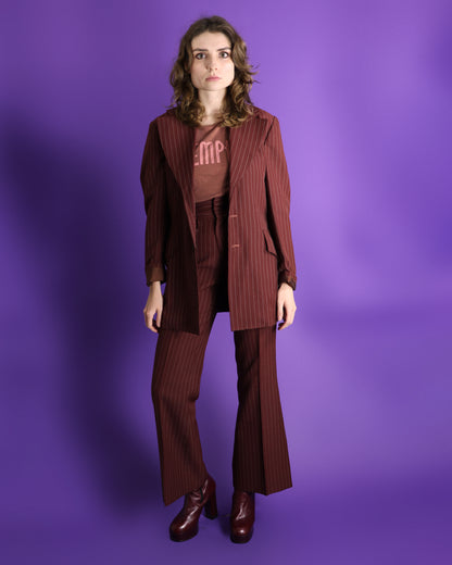 Vintage 1970s Pinstripe Suit