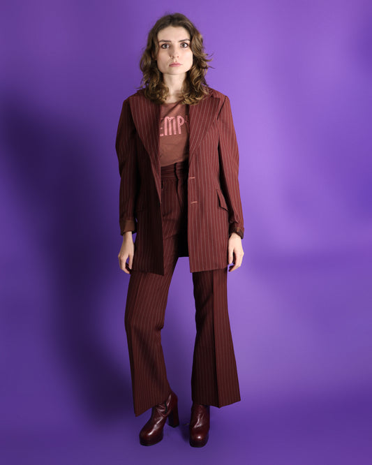 Vintage 1970s Pinstripe Suit