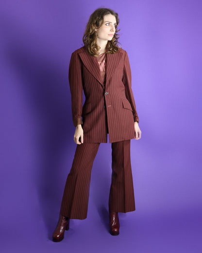 Vintage 1970s Pinstripe Suit