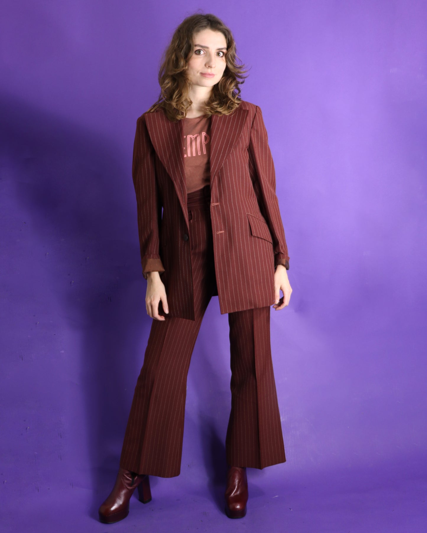 Vintage 1970s Pinstripe Suit