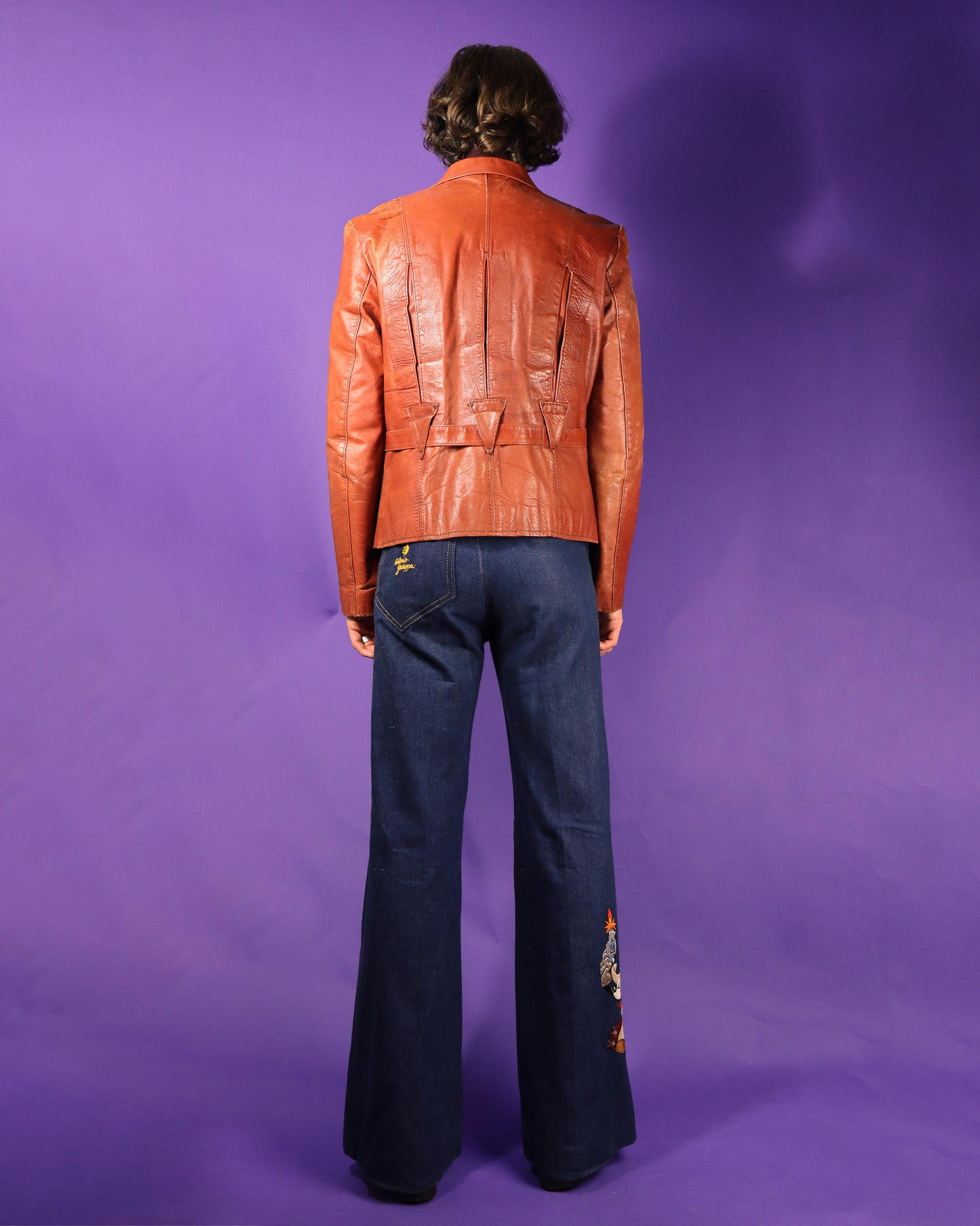 Vintage 1970s Chess King Leather Jacket