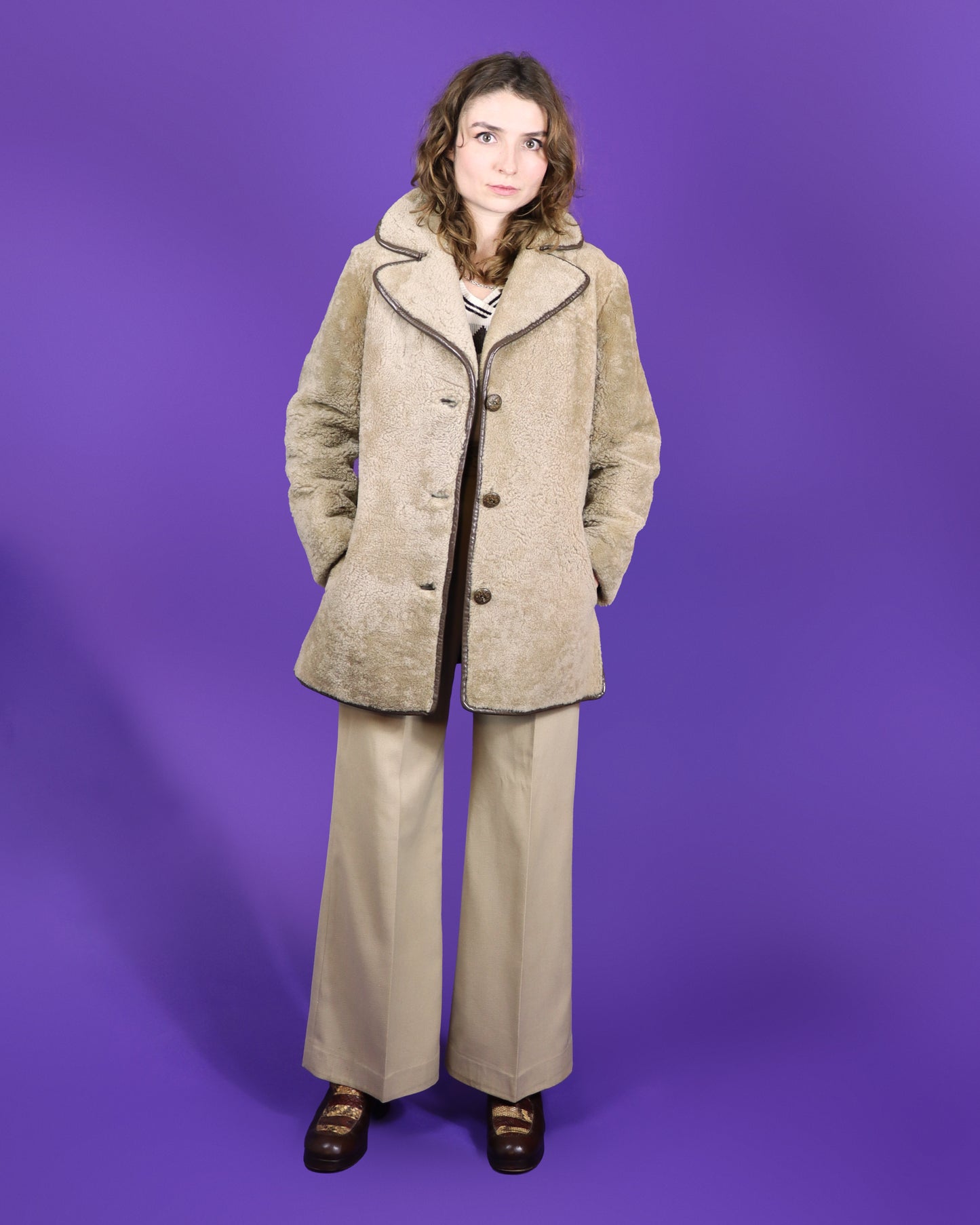 Vintage 1970s Sheepskin Coat