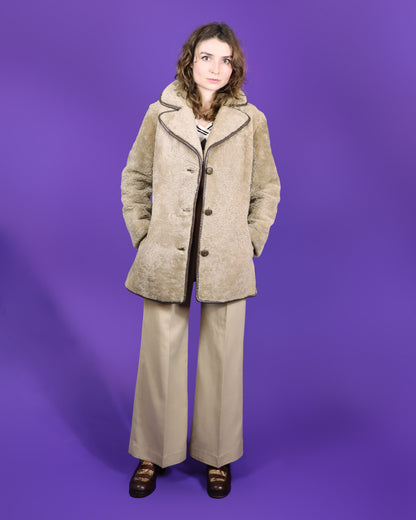 Vintage 1970s Sheepskin Coat