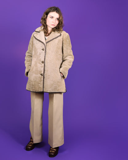 Vintage 1970s Sheepskin Coat