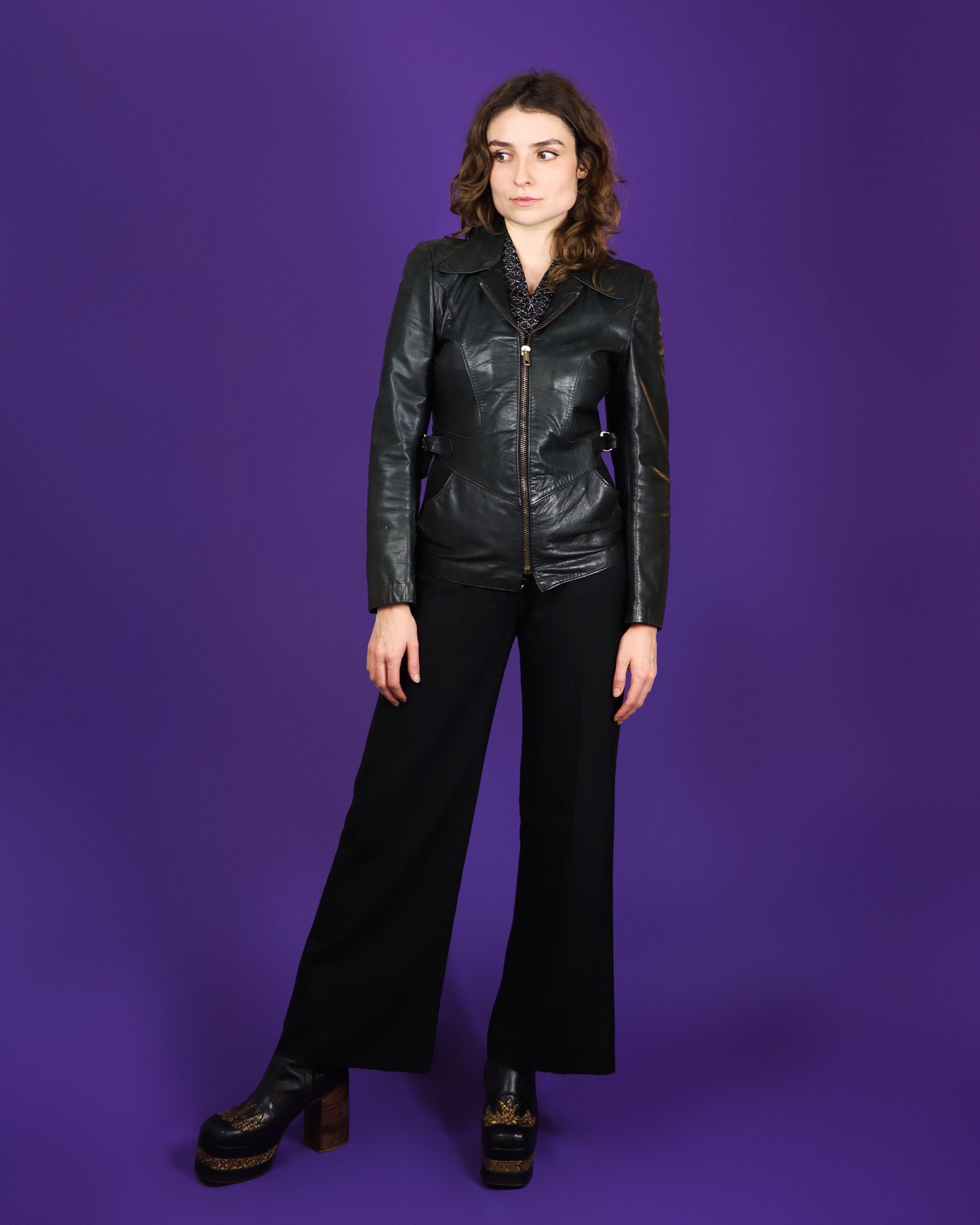 Vintage 1970s Gandalf Leather Jacket