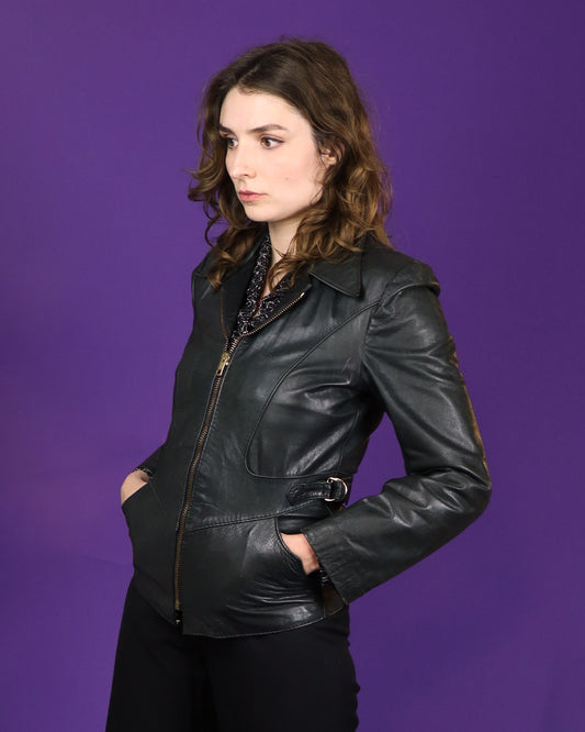 Vintage 1970s Gandalf Leather Jacket