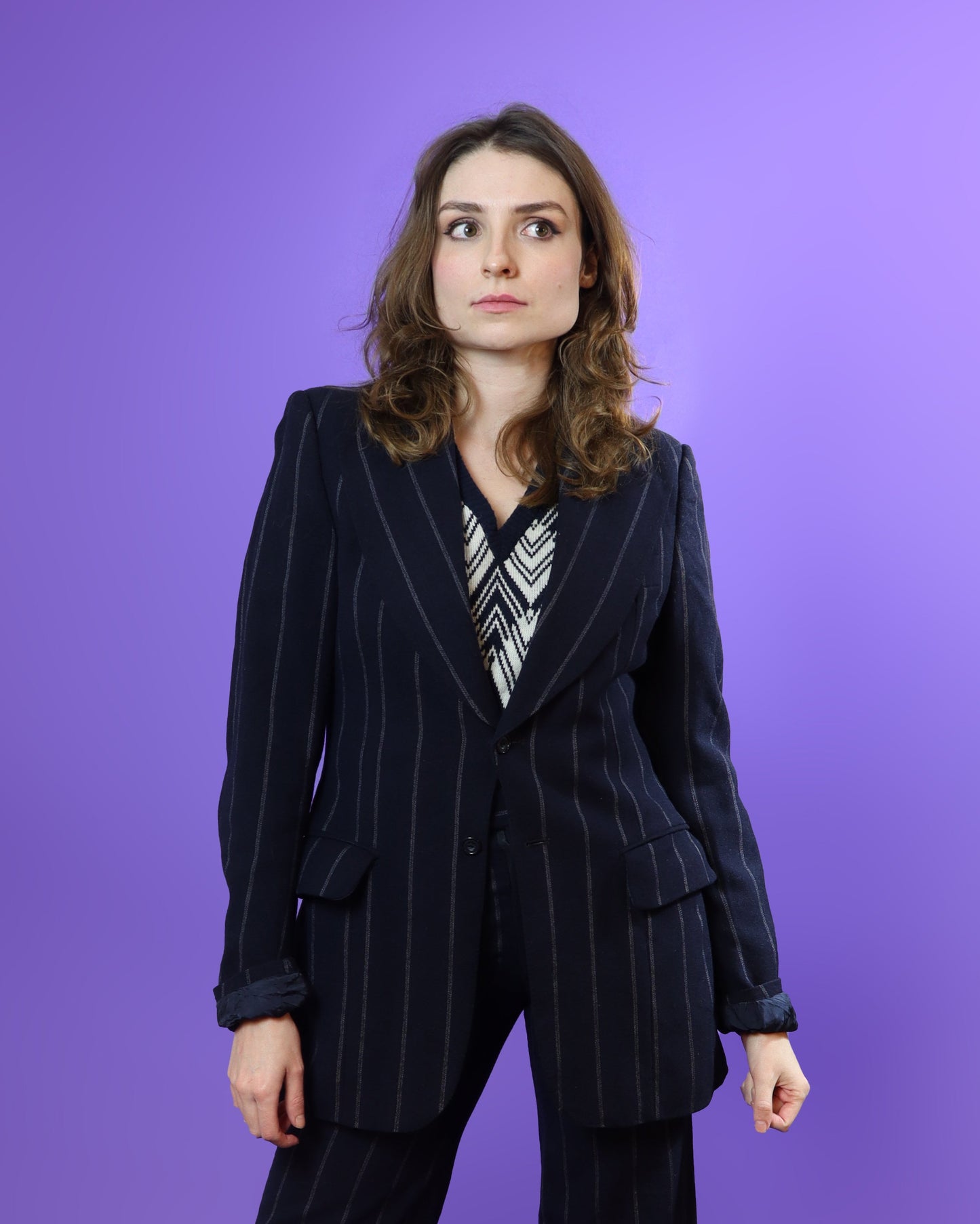 Vintage 1970s Pinstripe Suit