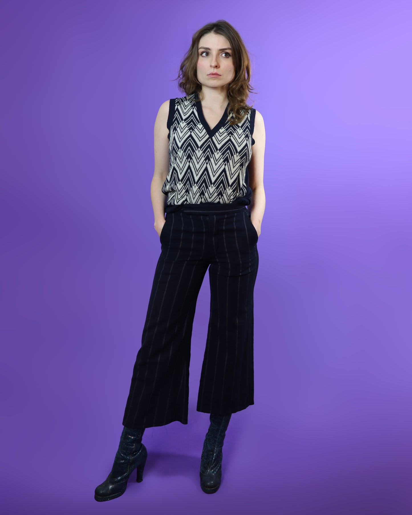 Vintage 1970s Pinstripe Suit